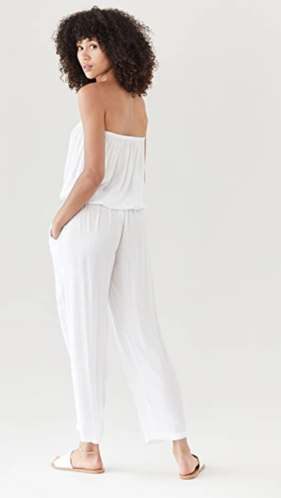 TIARE HAWAII JENNY JUMPSUIT WHITE THAWA30177