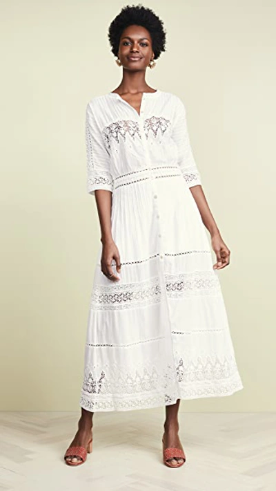 Loveshackfancy Beth Dress In White