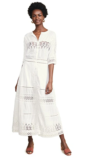Loveshackfancy Beth Dress In White