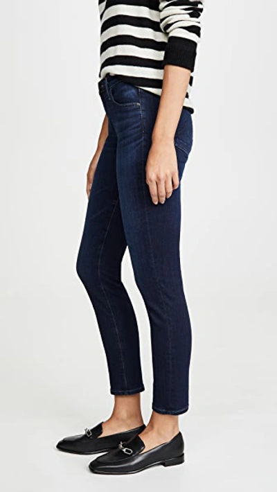 Ag Legging Ankle Mid-rise Skinny Jeans In Concord