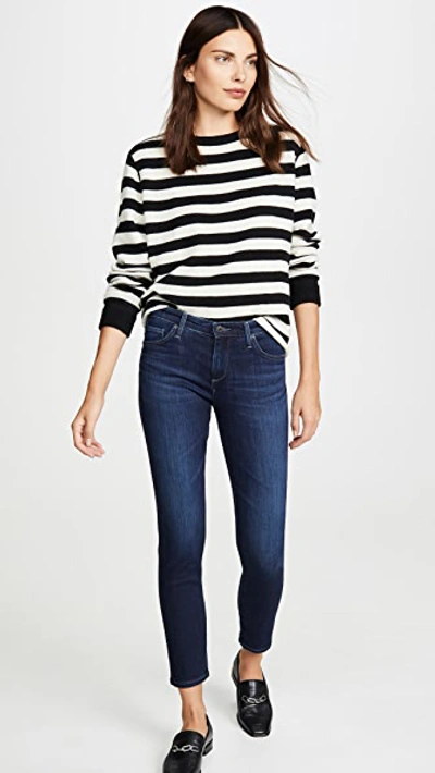 Ag Legging Ankle Mid-rise Skinny Jeans In Concord