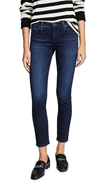 Ag Legging Ankle Mid-rise Skinny Jeans In Concord