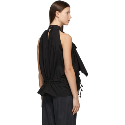 Shop Lemaire Black Foulard Shirt In 999 Black