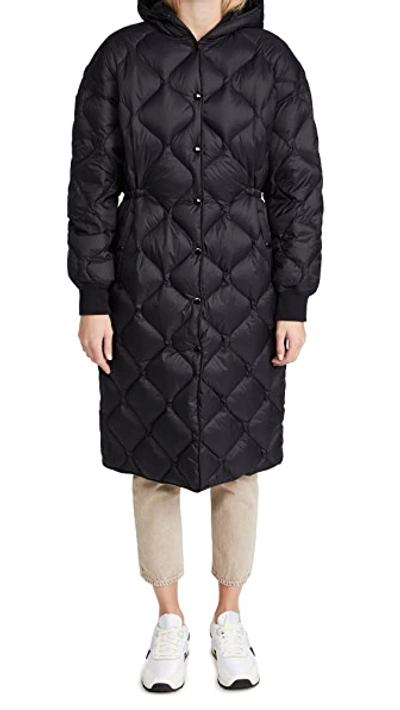 Rag & Bone Womens Black Rudy Quilted Shell-down Puffer Coat L In Nocolor |  ModeSens