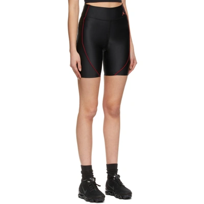 Shop Nike Black Stretch Essentials Bike Shorts In Black/black/universi