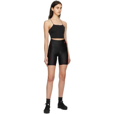 Shop Nike Black Stretch Essentials Bike Shorts In Black/black/universi