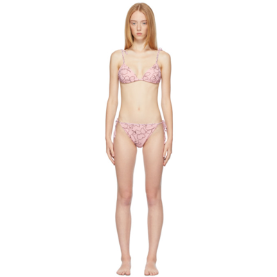 Shop Ichiyo Ssense Exclusive Pink Blooming Skin Bikini