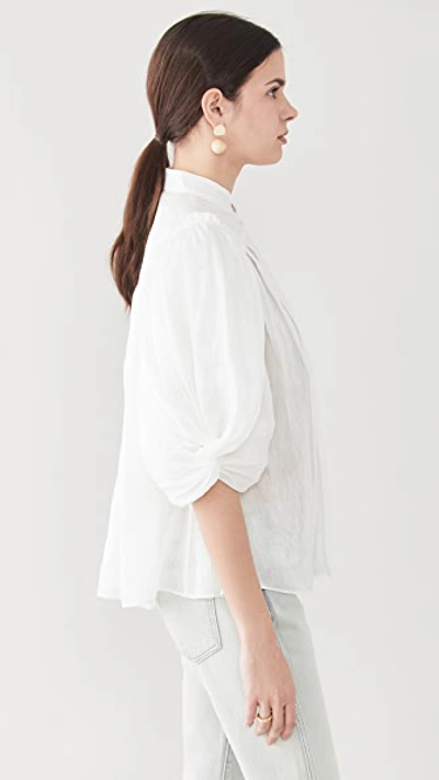 Shop Aje Modest Shirt In Ivory