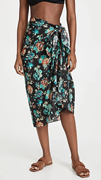 Shop Ulla Johnson Paz Cover Up In Raven
