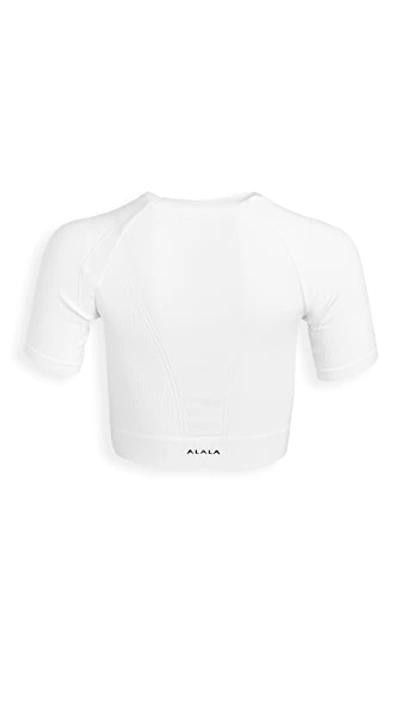 Shop Alala Flow Seamless Tee In White