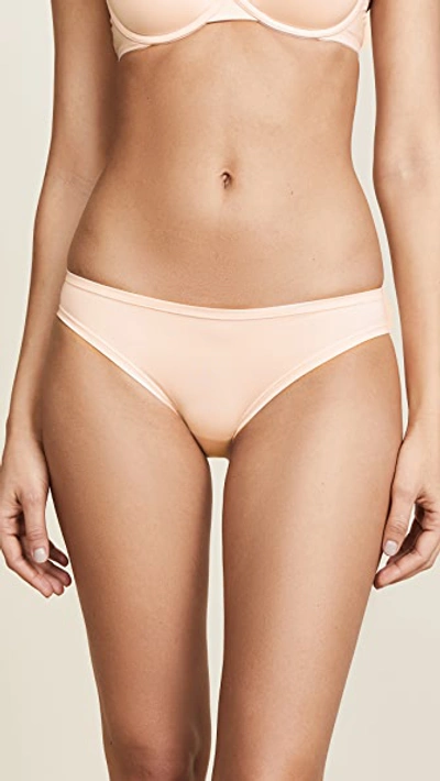 Shop Cosabella Evolution Low Rise Bikini Briefs In Nude Rose