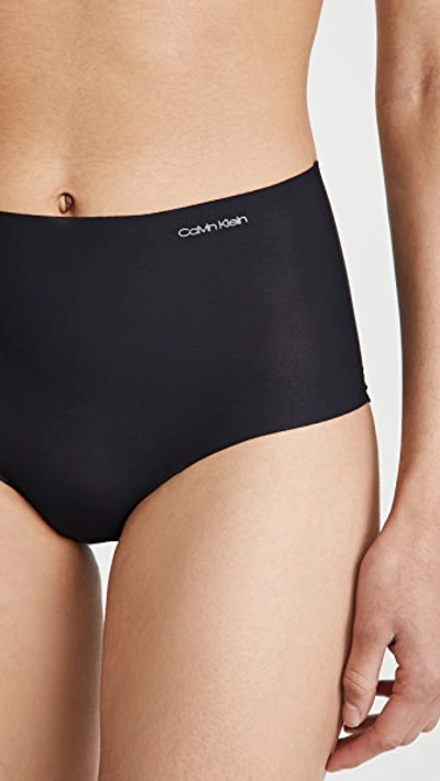 Shop Calvin Klein Underwear Invisibles Le High Waist Hipster Panties Black001