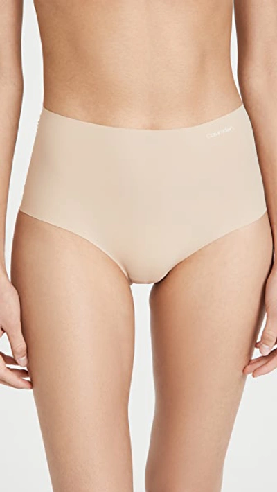 Calvin Klein Underwear Invisibles Le High Waist Hipster Panties In Bare 830