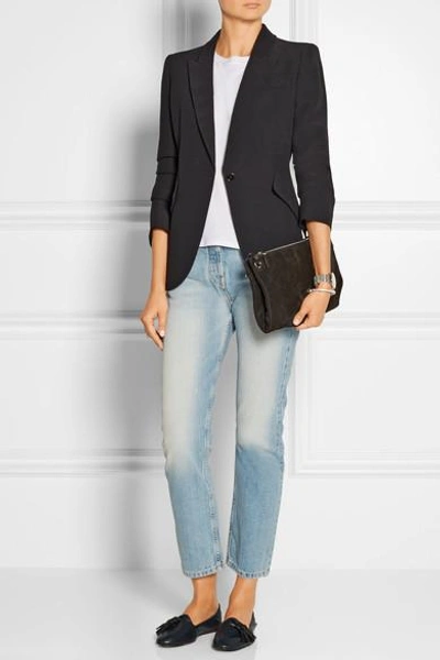 Shop The Row Ashland Cropped Mid-rise Straight-leg Jeans In Blue