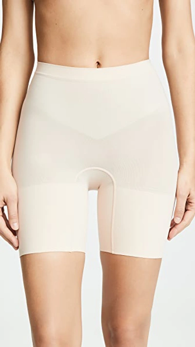 Shop Spanx Power Shorts Soft Almond