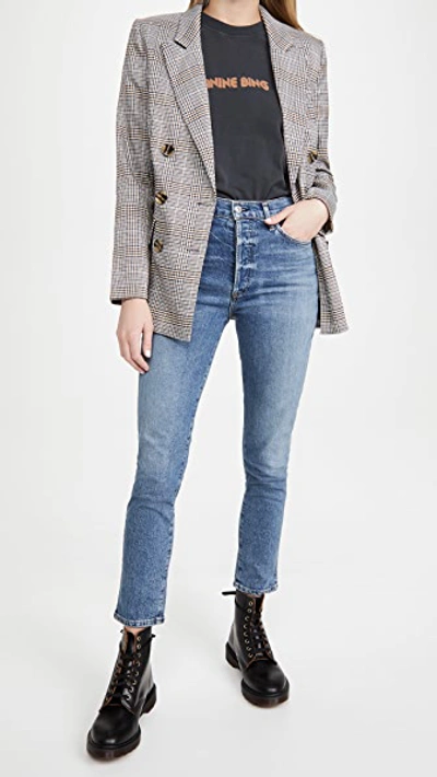 Shop Citizens Of Humanity Olivia High Rise Slim Jeans In Tinker