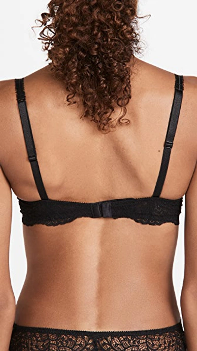 Journelle Allegra Balconette Underwire Bra In Black