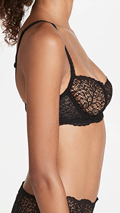 Journelle Allegra Balconette Underwire Bra In Black