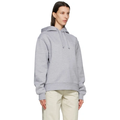 Shop Jacquemus Grey 'le Sweatshirt ' Hoodie