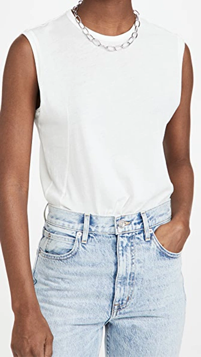 Shop Rag & Bone The Gaia Muscle Tank In White