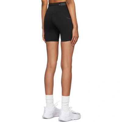 Shop Nike Black Epic Luxe Trail Sport Shorts In 010 Black/dk Smoke