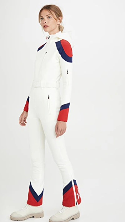 Shop Perfect Moment Allos One Piece Snow White/navy/red