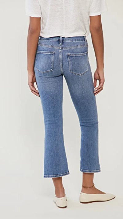 Shop Frame Le Crop Mini Boot Jeans In Melville