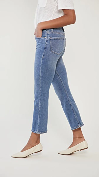 Shop Frame Le Crop Mini Boot Jeans In Melville