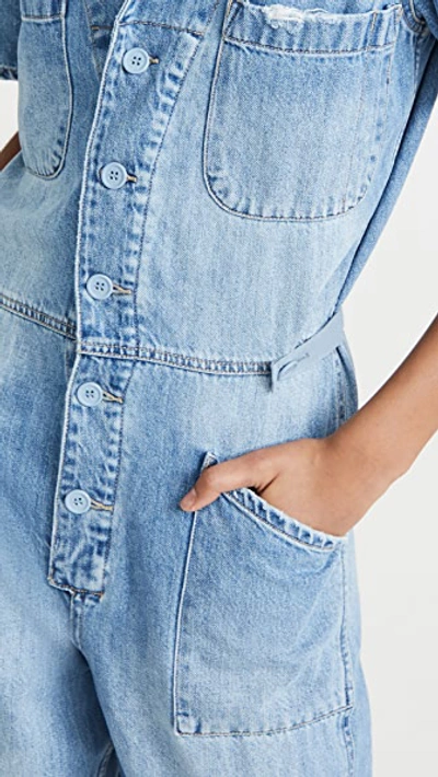 Pistola Denim Grover Jumpsuit In Disoriented