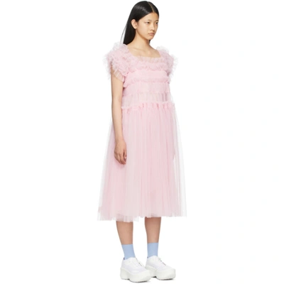 Shop Molly Goddard Pink Tulle Jimmy Dress