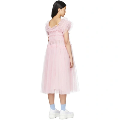 Shop Molly Goddard Pink Tulle Jimmy Dress
