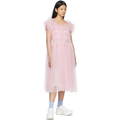 Shop Molly Goddard Pink Tulle Jimmy Dress