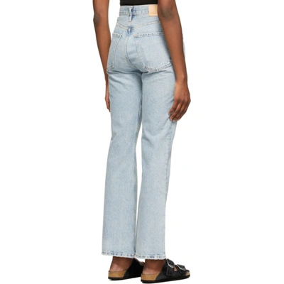 Shop Citizens Of Humanity Blue Libby Relaxed Bootcut Jeans In High Rd
