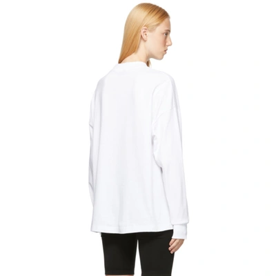 Shop Alyx White Visual Long Sleeve T-shirt In Wth0001 White