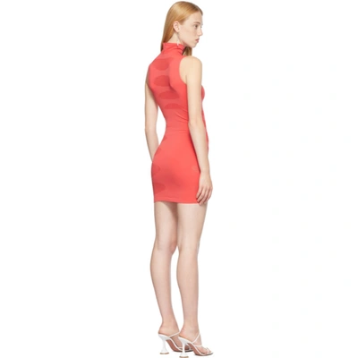 Shop Maisie Wilen Red Knit Prophecy Dress In Coral Coral