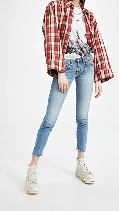 R13 Alison High-rise Skinny Jeans In Jasper Stretch