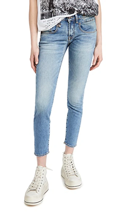 Shop R13 Boy Skinny Jeans Jasper Stretch