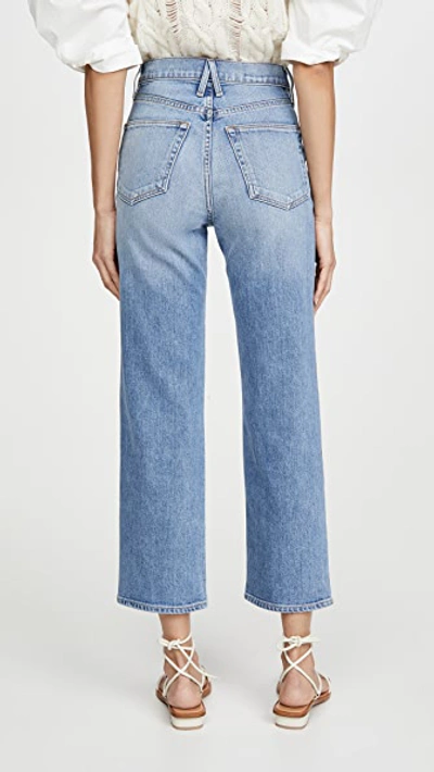 Slvrlake Hero Straight-leg Jeans Pacific Blue In Love Matters