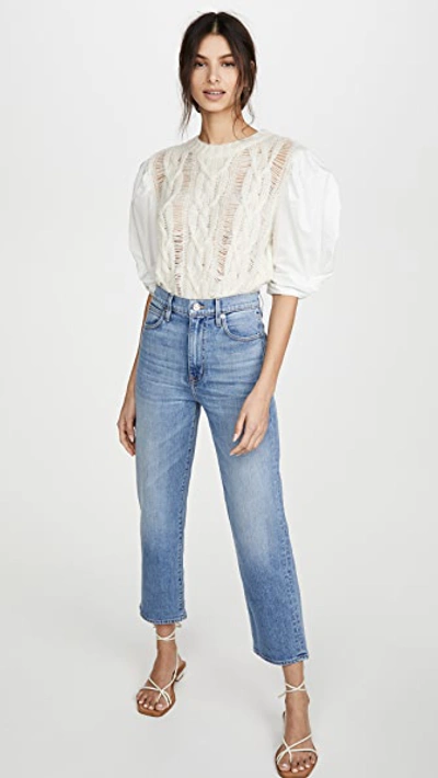 Slvrlake Hero Straight-leg Jeans Pacific Blue In Love Matters