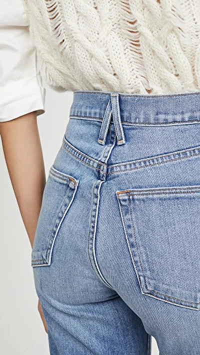 Slvrlake Hero Straight-leg Jeans Pacific Blue In Love Matters