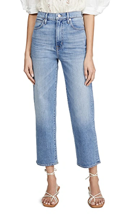 Slvrlake Hero Straight-leg Jeans Pacific Blue In Love Matters