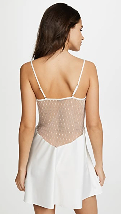 Flora Nikrooz Showstopper Chemise With Lace In Ivory