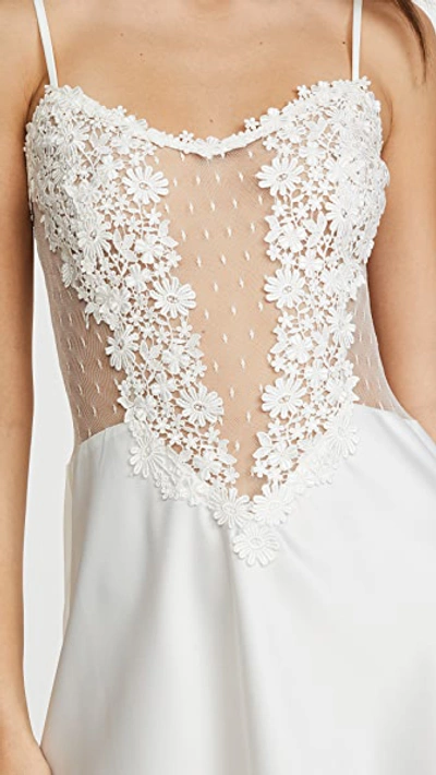 Flora Nikrooz Showstopper Chemise With Lace In Ivory