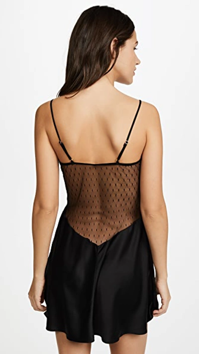 Flora Nikrooz Showstopper Chemise With Lace In Black