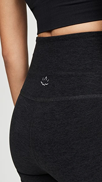 Beyond Yoga Spacedye In The Mix High-waist Biker Shorts In Darkest Night