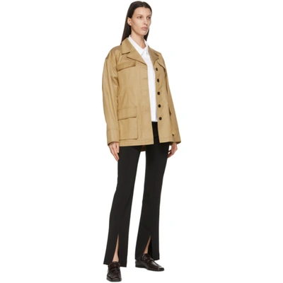 Shop Lvir Beige Strap Field Jacket