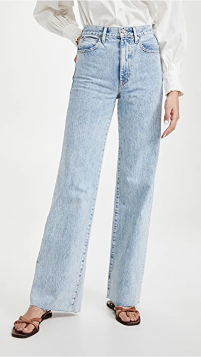 Shop Slvrlake Grace High Rise Wide Leg Jeans Time To Go
