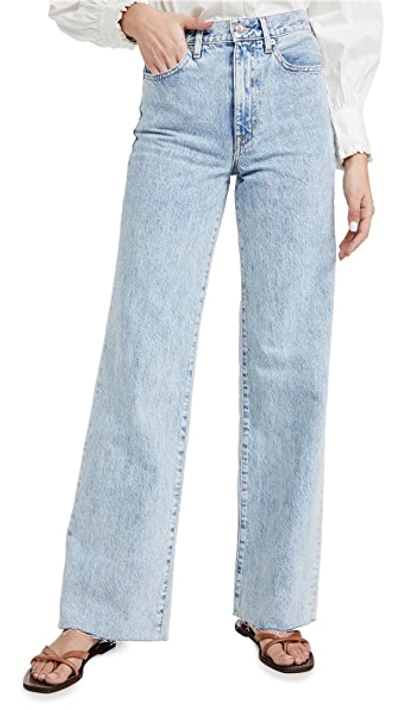 Shop Slvrlake Grace High Rise Wide Leg Jeans Time To Go