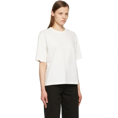 Shop Studio Nicholson Off-white Lee T-shirt In Off White