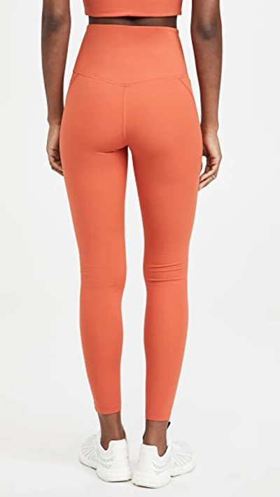 Shop Girlfriend Collective High Rise Compressive Leggings In Tart